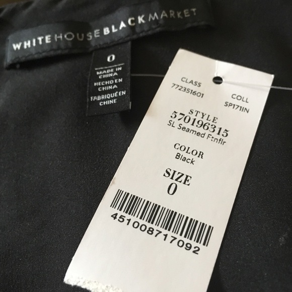 MHBM Black Dress.NWT Size 0. - Picture 6 of 11